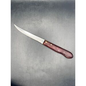 Vtg Imperial Fillet Knife Stainless Steel Wood Handle USA 9.25" Fish Boning‎